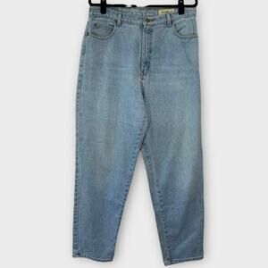Vintage Eddie Bauer light wash jeans woman's size 16 high rise straight leg